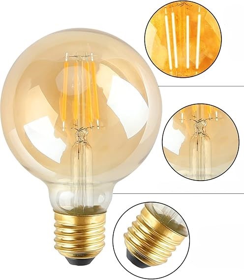 Đèn led filament 6W MPE FLM-6/G95 3 Đèn led filament 6W MPE FLM-6/G95