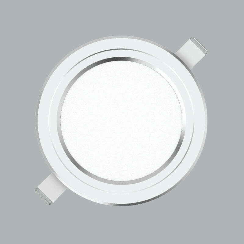 Đèn LED Panel 12W MPE RPL viền Bạc 2 Đèn LED Panel 12W MPE RPL viền Bạc