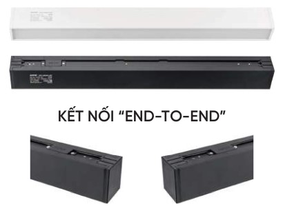 Đèn LED Linear 19W MPE LNCW trắng 2 den mpe lnc