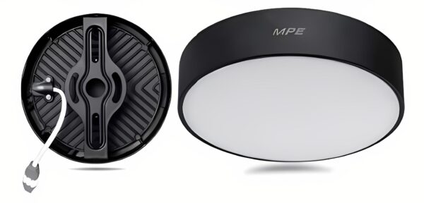Đèn Downlight nổi tràn viền đen 3C 24W MPE SRDLB