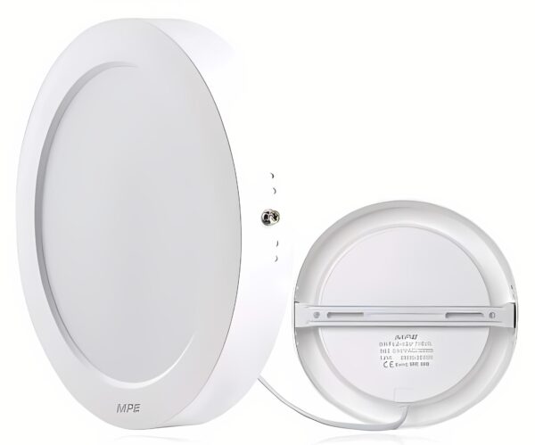 Led Panel tròn ốp nổi 12W MPE SRPL2-12T/V driver tích hợp 2 Led Panel tròn ốp nổi 12W MPE SRPL2