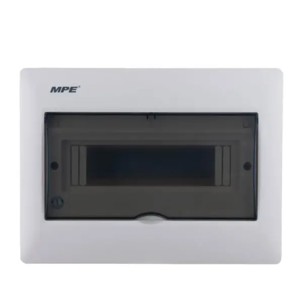 Tủ điện âm tường MPE TS-10/P chứa MCB 7-10 cực đế nhựa