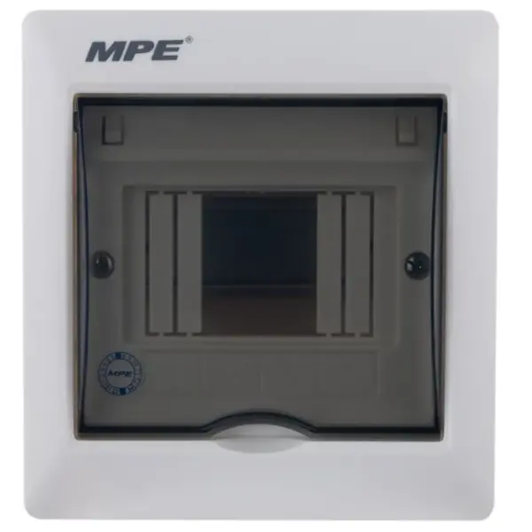 Tủ điện âm tường MPE TS-4/P chứa MCB 2-4 cực đế nhựa