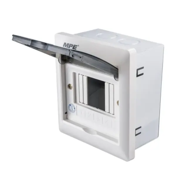 Tủ điện âm tường MPE TS-4 chứa MCB 2-4 cực đế sắt