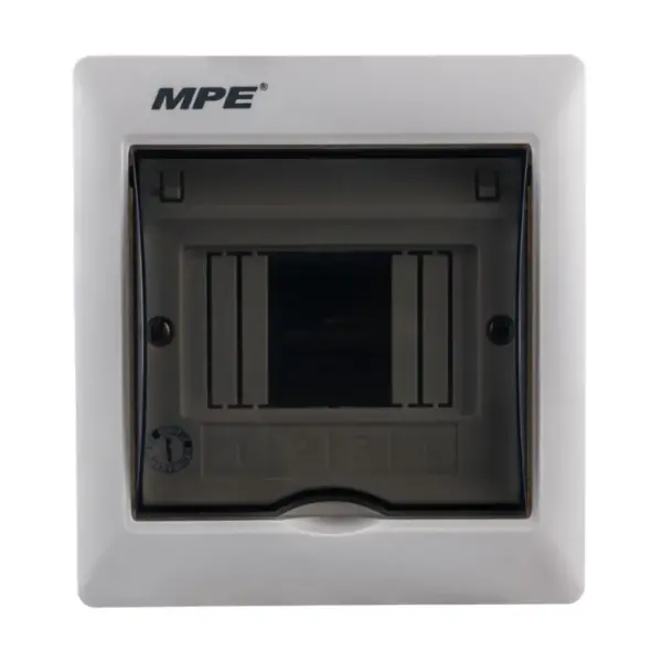 Tủ điện âm tường MPE TS-4 chứa MCB 2-4 cực đế sắt