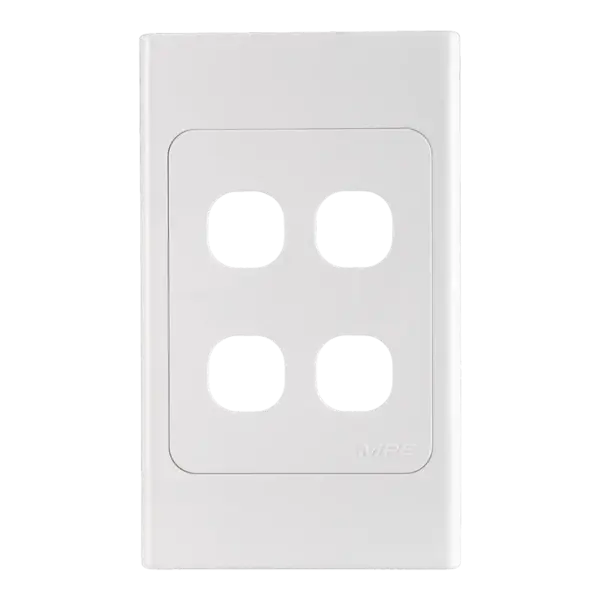 Mặt công tắc 4 lỗ MPE A204N