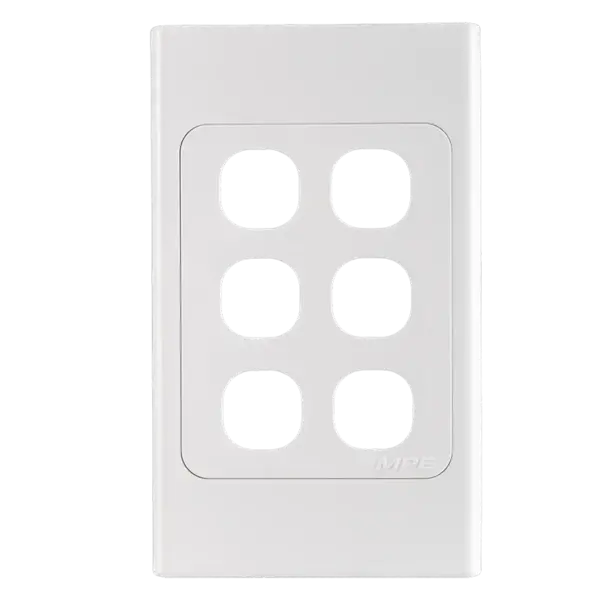Mặt công tắc 6 lỗ MPE A206N