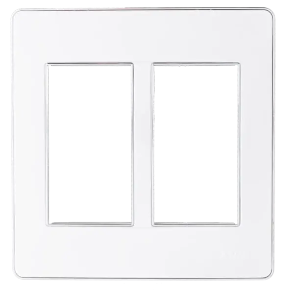 Mặt công tắc A60 cho 4-5-6 thiết bị MPE A60456S - Viền bạc