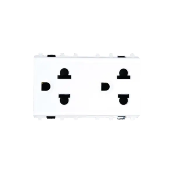 Ổ cắm đôi 3 chấu MPE A7UES2