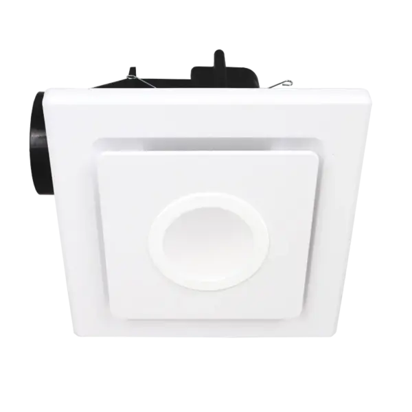 Quạt hút Ốp Trần MPE AFCL-130S6 mặt vuông kết hợp đèn DLC-6/3C