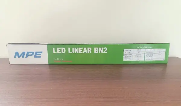 Đèn LED Bán Nguyệt 18W 60cm MPE BN2 thân Nhựa