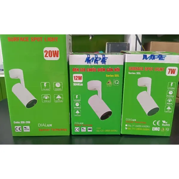 Đèn LED Chiếu Điểm 12W MPE SSL gắn nổi