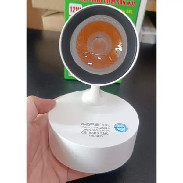 Đèn LED Chiếu Điểm 12W MPE SSL gắn nổi