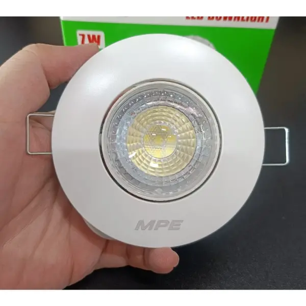 Đèn LED Downlight 3W MPE DLA2R mặt tròn