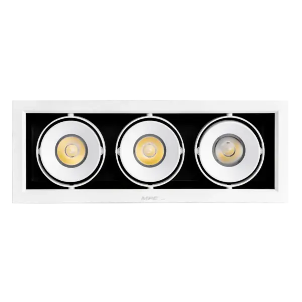 Đèn LED Downlight ba 20W MPE DLS mặt vuông