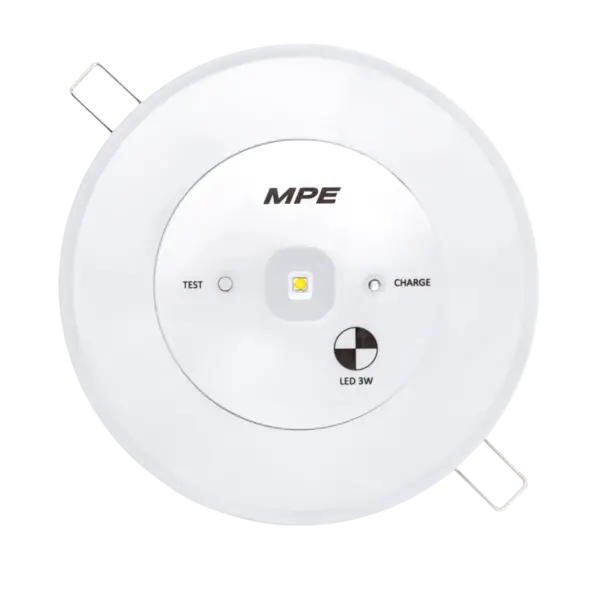Đèn led âm trần khẩn cấp 3W MPE EM-AT downlight