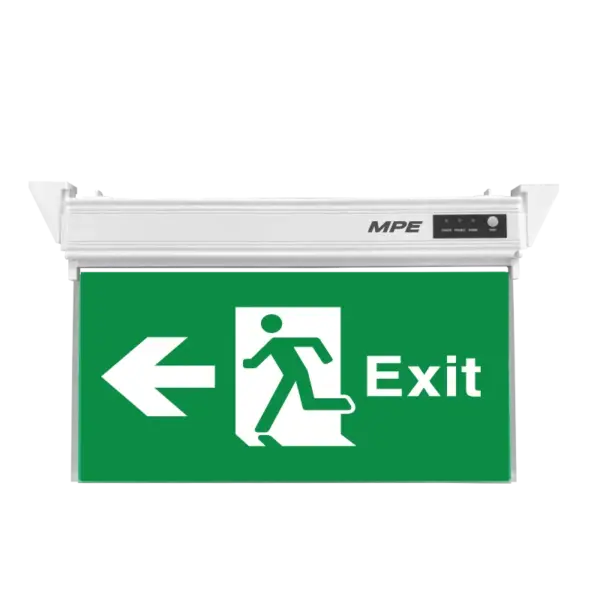 Đèn led exit 3W MPE EXL - 1 mặt trái
