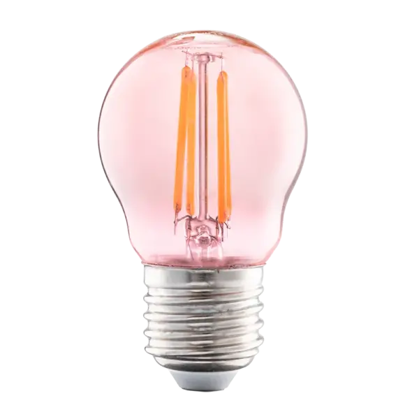 Đèn led filament hồng 2.5W MPE FLM-3PK