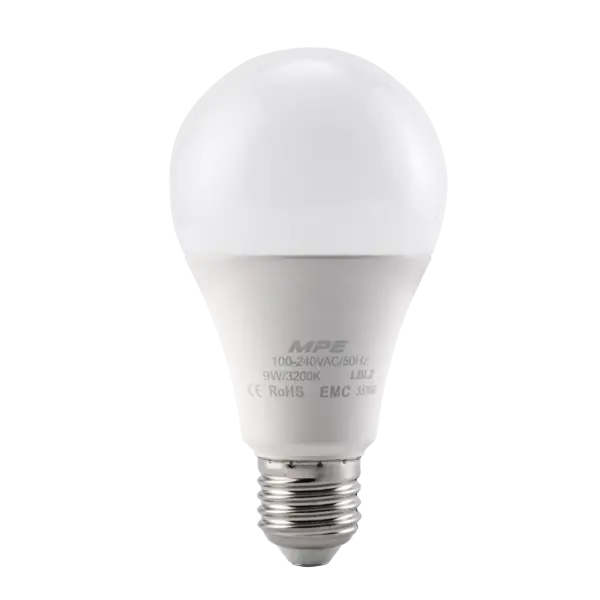 Led bulb chống ẩm 9W MPE LBL2-9T/V trắng, vàng