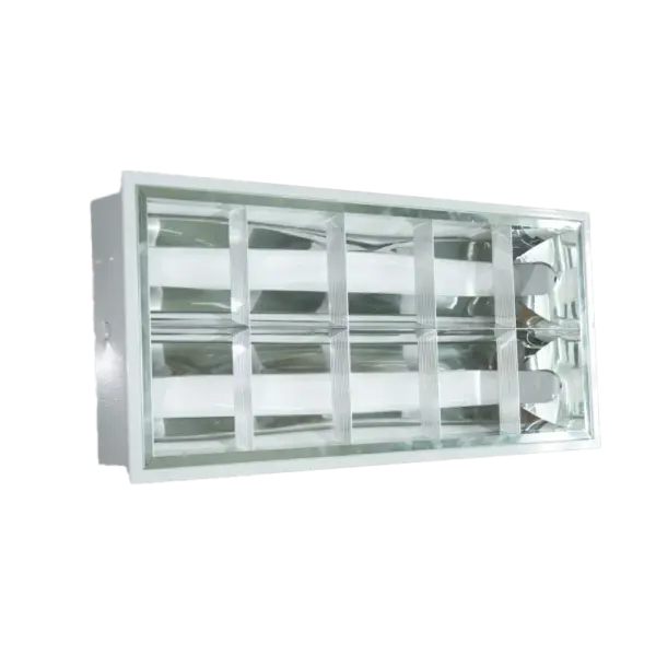 Máng đèn xương cá 1m2 MPE MAT 236 - Âm trần 2 bóng