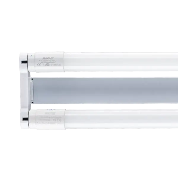 Đèn led tube thuỷ tinh 18W MPE MGT-220T/V - 2 bóng 1.2m