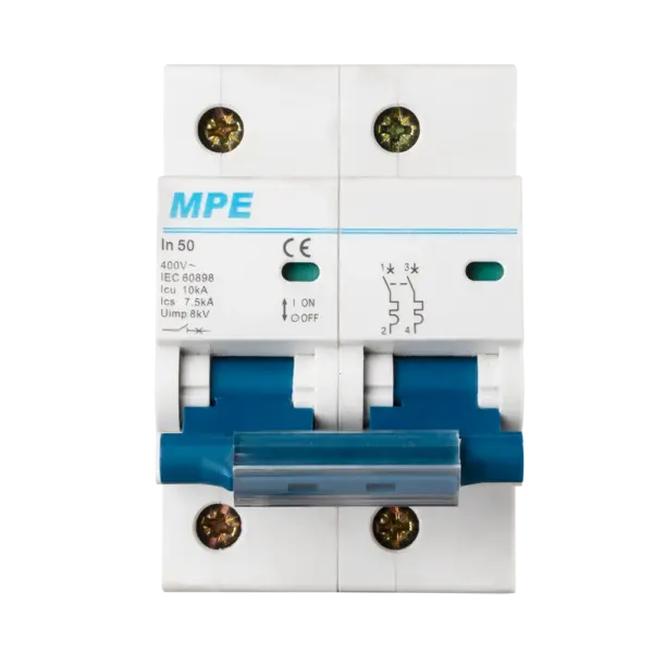 Cầu dao tự động MP10-C250 chứa MCB 2 cực