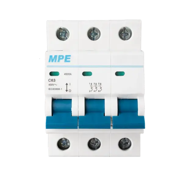 Cầu dao tự động MP4-C363 chứa MCB 3 cực