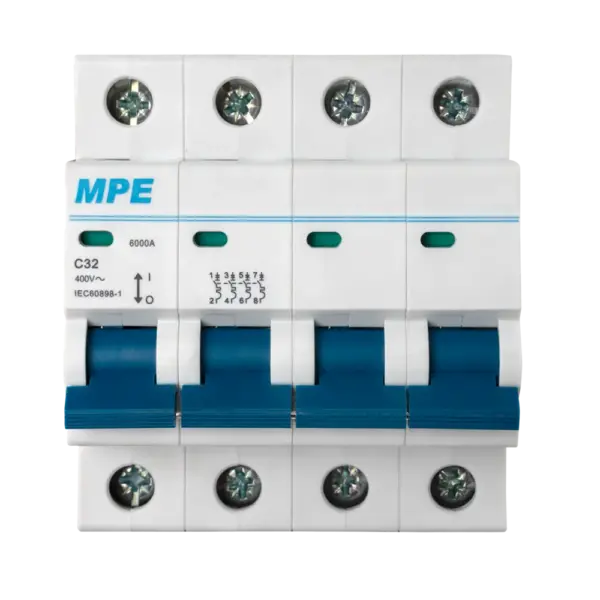 Cầu dao tự động MP6-C432 chứa MCB 4 cực