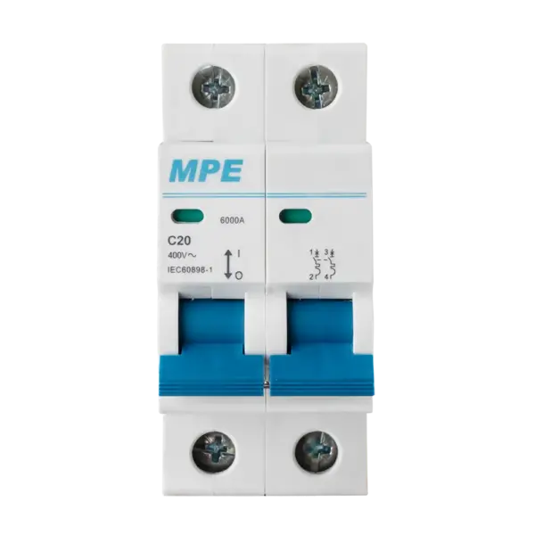 Cầu dao tự động MP6-C220 chứa MCB 2 cực