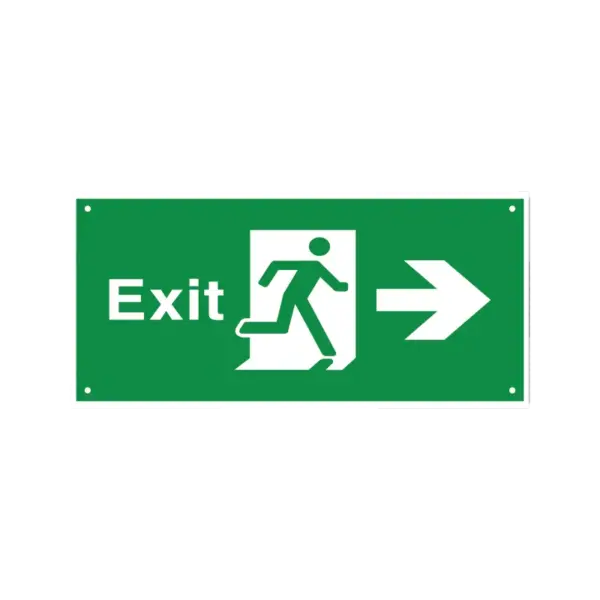Phụ kiện đèn led exit MPE PEXR 1 mặt phải