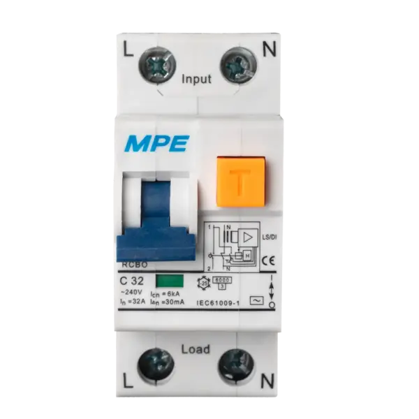 Cầu dao bảo vệ dòng rò - quá tải MPE RCBO-30/232