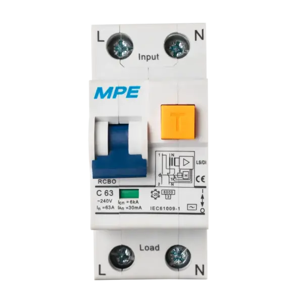 Cầu dao bảo vệ dòng rò - quá tải MPE RCBO-30/263