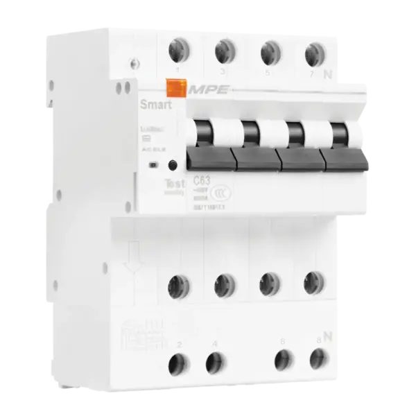 Thiết Bị Đóng Cắt Bảo Vệ Dòng Rò Thông Minh RCBOS-480/30