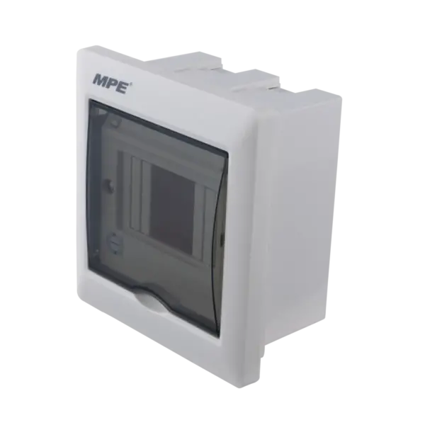Tủ điện âm tường MPE TS-4/P chứa MCB 2-4 cực đế nhựa