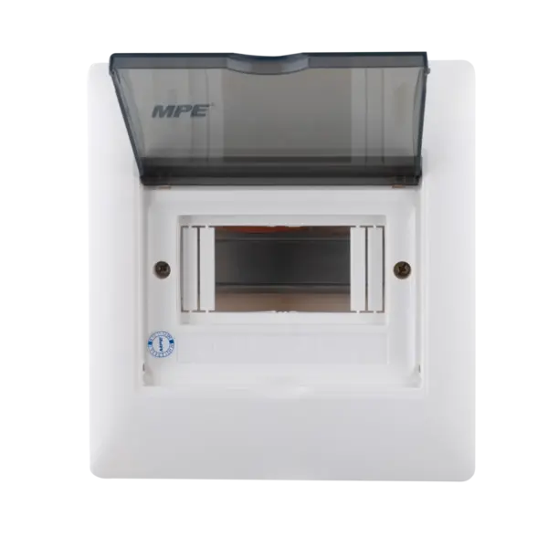 Tủ điện âm tường MPE TS-6/P chứa MCB 5-6 cực đế nhựa