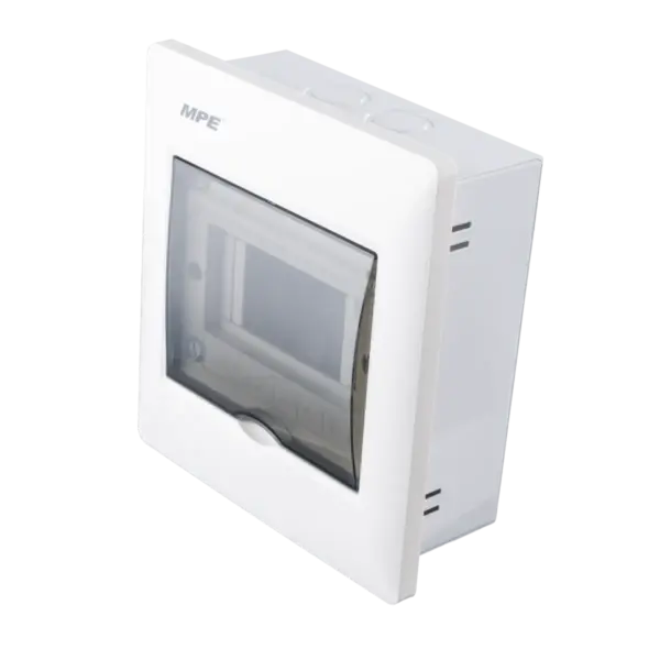Tủ điện âm tường MPE TS-6 chứa MCB 5-6 cực
