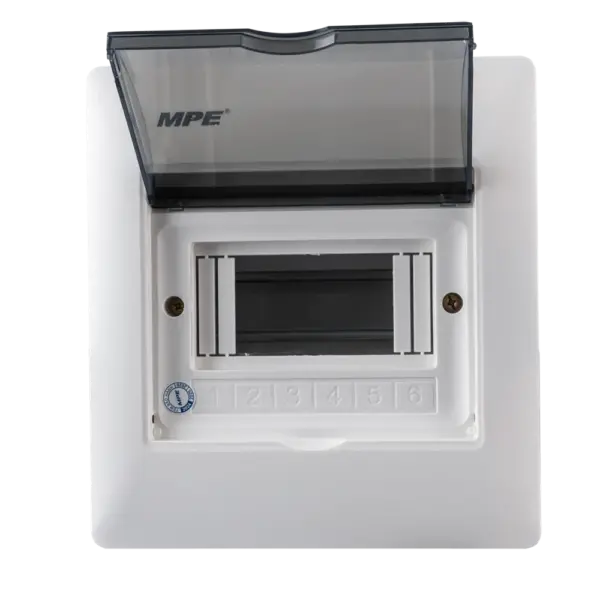 Tủ điện âm tường MPE TS-6 chứa MCB 5-6 cực