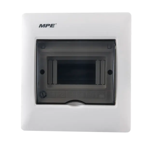 Tủ điện âm tường MPE TS-6 chứa MCB 5-6 cực