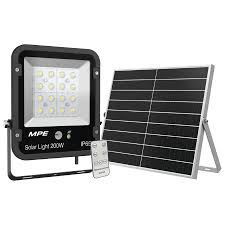 LED pha năng lượng mặt trời 200W MPE SFLD2-200T ánh sáng trắng