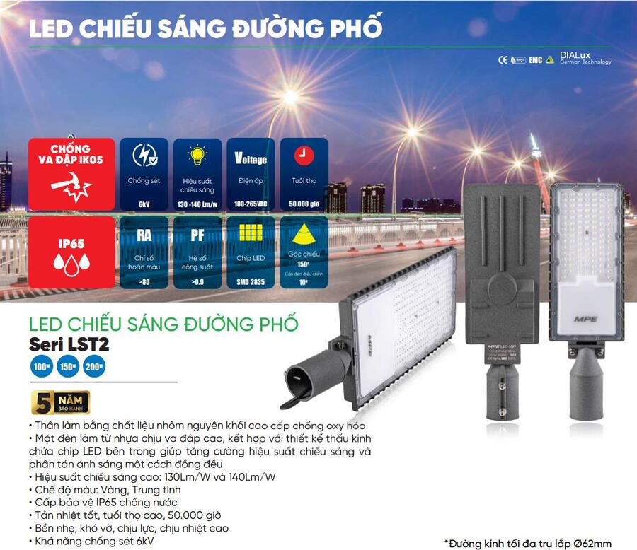 den led duong