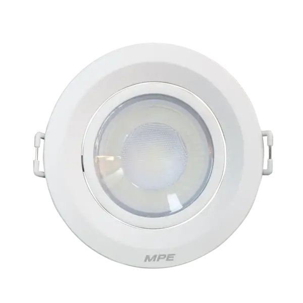 LED Downlight âm trần Chiếu điểm, Điều chỉnh hướng sáng, mặt tròn 9W ánh sáng trắng DLA2R-9T