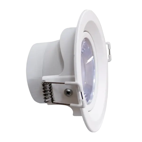 LED Downlight âm trần Chiếu điểm, Điều chỉnh hướng sáng, mặt tròn 9W ánh sáng trắng DLA2R-9T