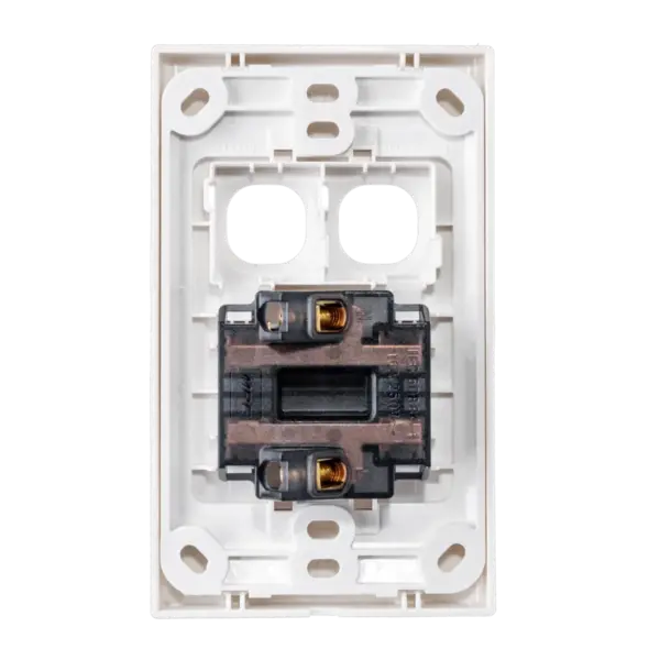 Ổ cắm đôi 2 chấu 16A + 2 Lỗ mã A20US2XXN