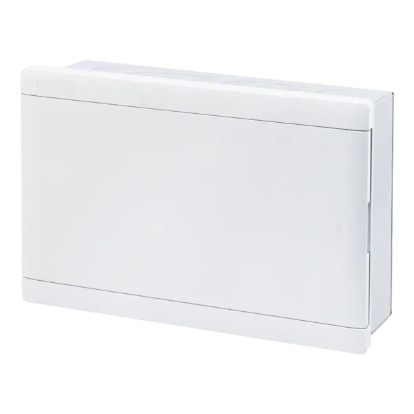 Tủ điện âm tường thanh ray điều chỉnh đa hướng, nắp mở ngang chứa MCB 14-16 cực mã G-16