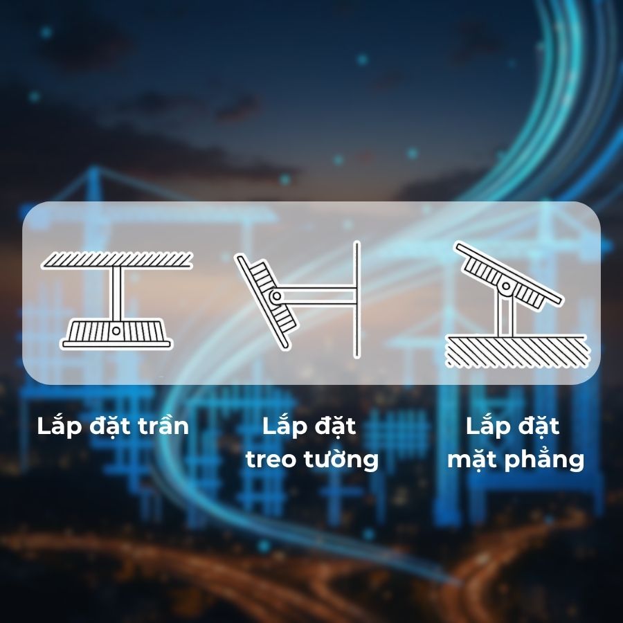 Đèn pha LED 100W MPE FLD-100T (ánh sáng trắng) 16 Cách cách lắp đèn pha LED MPE FLD