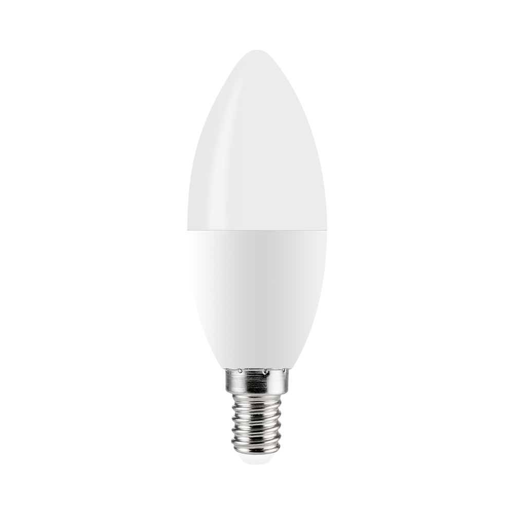 LED Nến thân nhựa 7W ánh sáng vàng LCD-7V