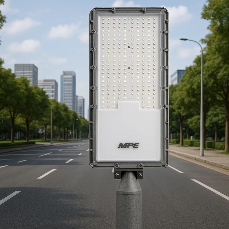 Đèn LED đường 100W MPE LST2-100V (ánh sáng vàng) 2 Đèn LED đường 100W MPE LST2-100V thiết kế hiện đại
