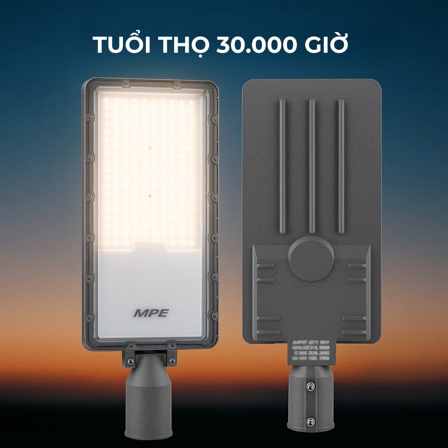 Đèn LED đường 100W MPE LST2-100V (ánh sáng vàng) 4 Đèn LED đường 100W MPE LST2-100V chiếu sáng bền bỉ