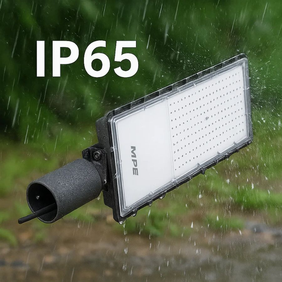 Đèn LED đường 100W MPE LST2-100V (ánh sáng vàng) 5 Đèn LED đường 100W MPE LST2-100V chống mưa bão, bụi bặm