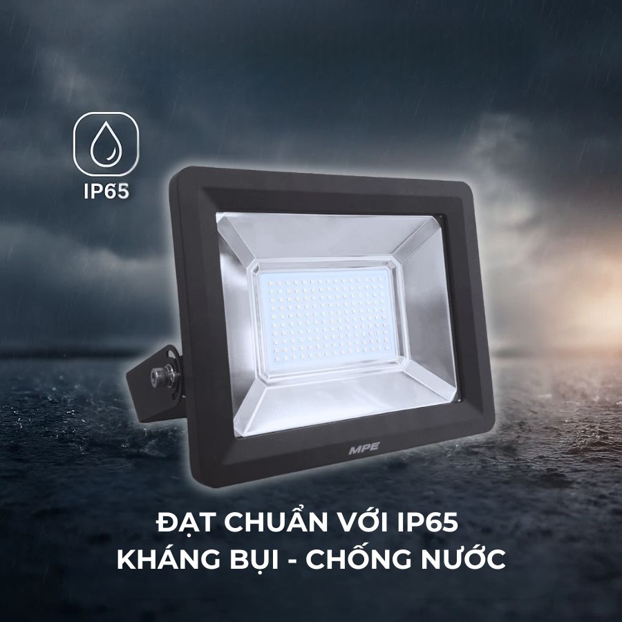 Đèn pha LED 100W MPE FLD2-100T (ánh sáng trắng) 5 Đèn pha LED 100W MPE FLD2-100T kháng bụi - chống nước với IP65